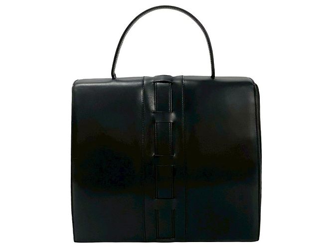 Céline Borsa in pelle di vitello Celine Nero - vista 5