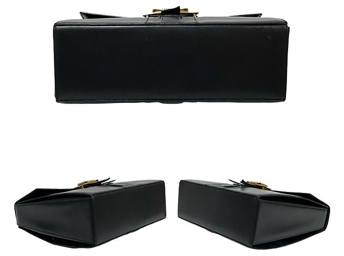 Céline Borsa in pelle di vitello Celine Nero - vista 7