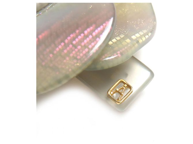 Autre Marque Fermaglio per Capelli Camelia in Cristallo Swarovski Alexandre de Paris Grigio - vista 4