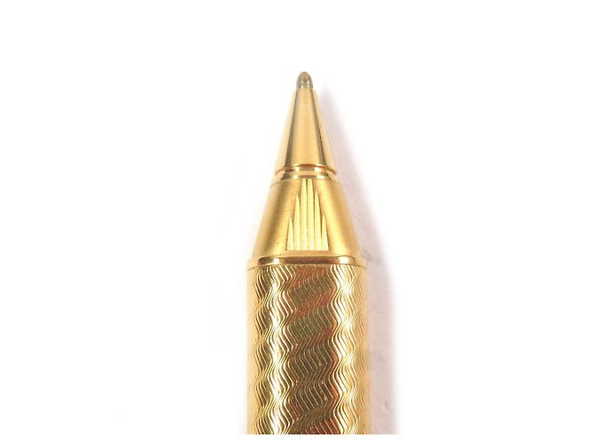 Stylo à bille Cartier Trinity Double C motif vague Doré - vue 5