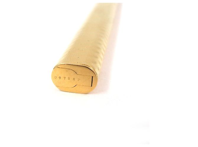Stylo à bille Cartier Trinity Double C motif vague Doré - vue 8