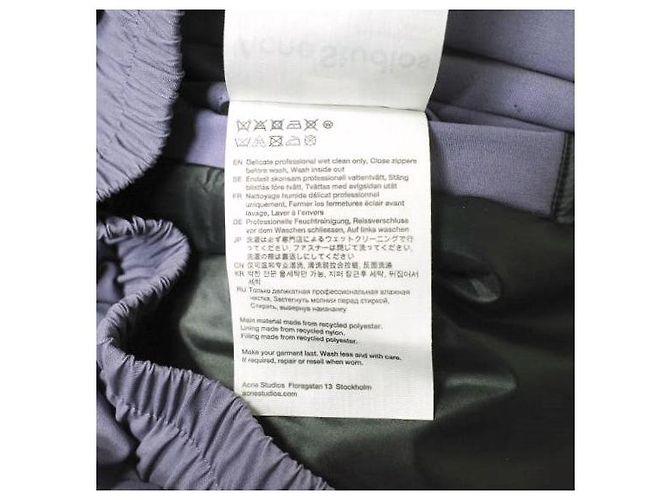 Chaleco acolchado reactivo al calor Acne Studios Púrpura - vista 10