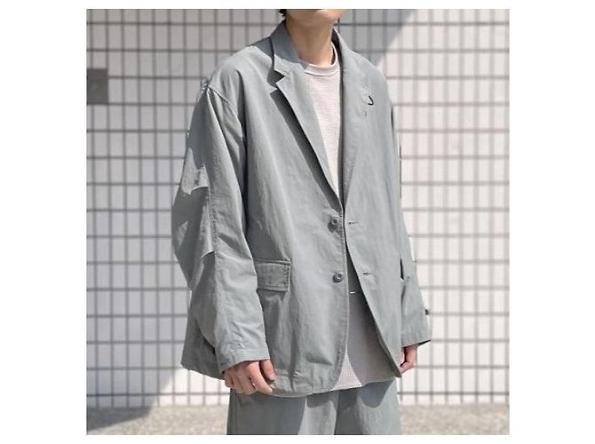 Autre Marque DAIWA PIER39 TECH LOOSE 2B JACKET Nylon Jacket Grey - view 3