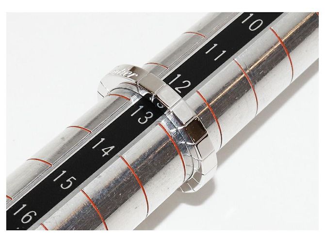 Cartier Lanieres Au750 Weißgoldring Größe 53 Silber - Ansicht 2