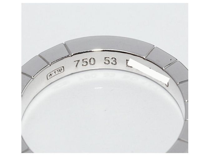Cartier Lanieres Au750 Weißgoldring Größe 53 Silber - Ansicht 4