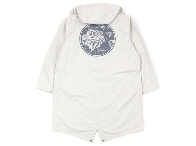 Cappotto Mod Dior in cotone tecnico Beige - vista 3