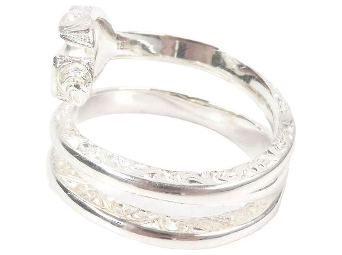 Gucci Double G Schlüsselmotiv AG925 Ring Silber - Ansicht 2