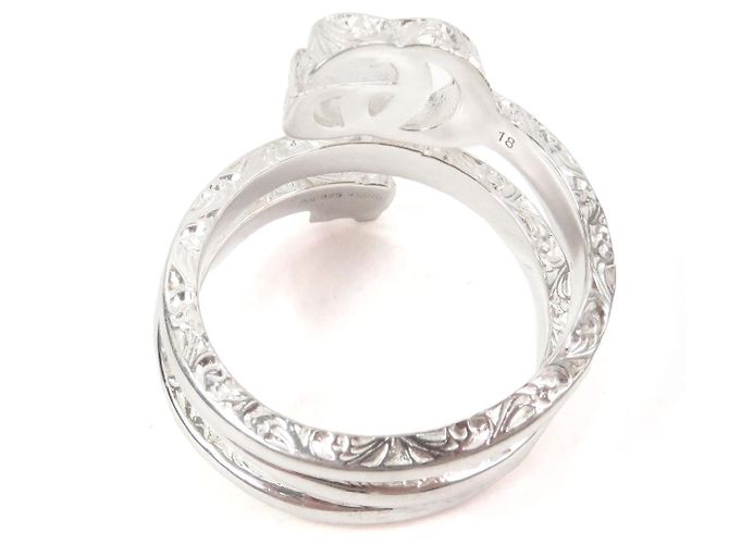 Gucci Double G Schlüsselmotiv AG925 Ring Silber - Ansicht 3