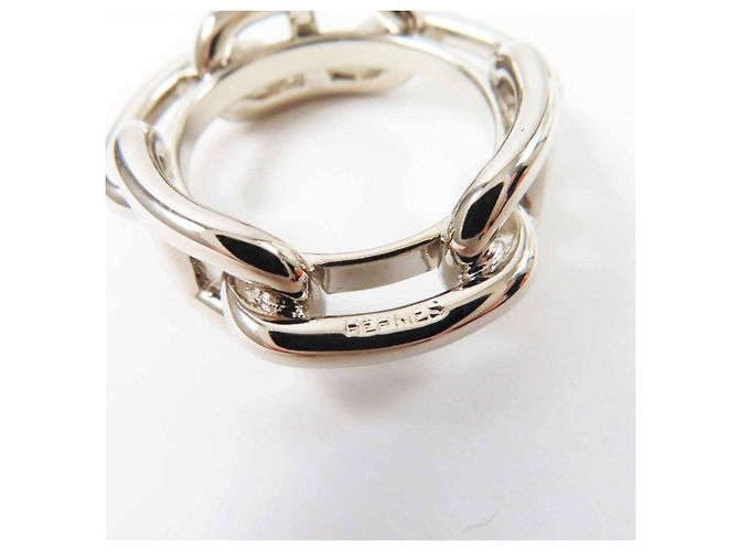 Ring Anello per sciarpa Hermès Lukade Chne Dunkel Argento - vista 6