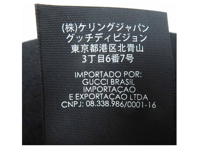 Cappello in feltro di coniglio in lana e rayon Gucci Nero Blu navy - vista 14
