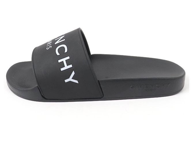 Gummisandalen mit Givenchy-Logo-Design Schwarz - Ansicht 5