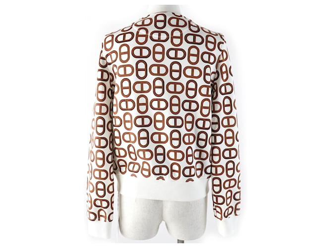Chaqueta de algodón Teddy Blouson Hermès Castaño - vista 3