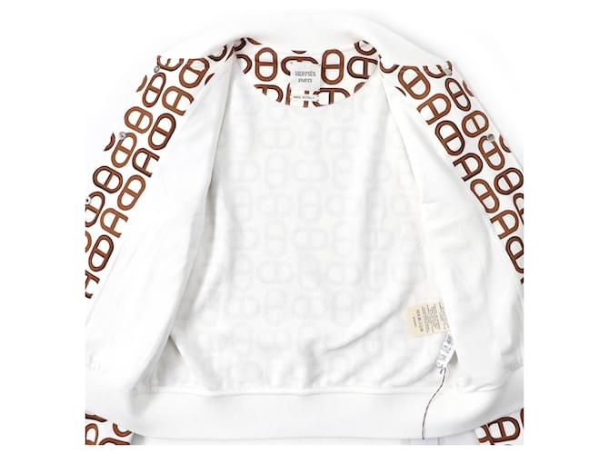 Chaqueta de algodón Teddy Blouson Hermès Castaño - vista 5
