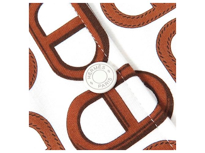 Chaqueta de algodón Teddy Blouson Hermès Castaño - vista 6