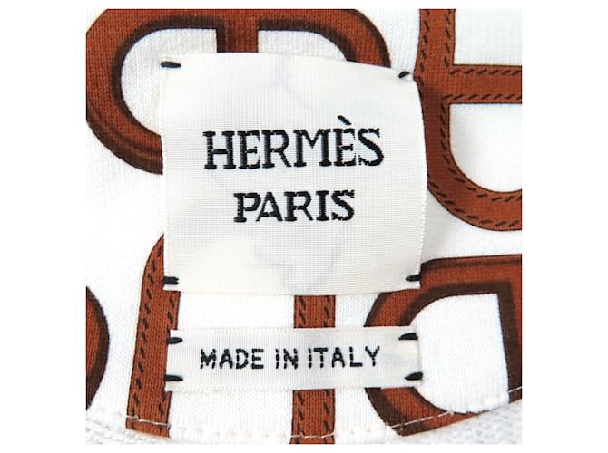 Chaqueta de algodón Teddy Blouson Hermès Castaño - vista 7