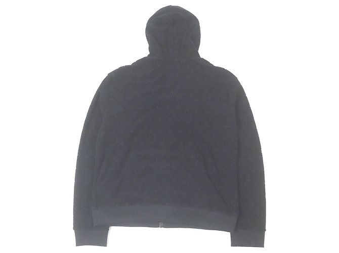 Monogram Baumwoll-Nylon Hoodie 1ABJ63 von Louis Vuitton Schwarz - Ansicht 4