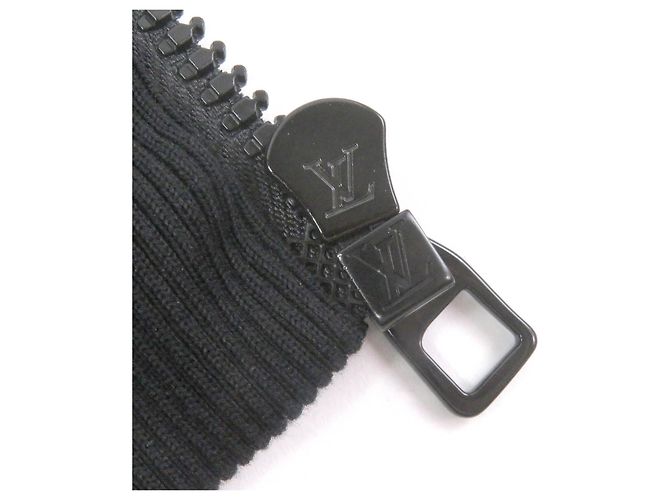 Monogram Baumwoll-Nylon Hoodie 1ABJ63 von Louis Vuitton Schwarz - Ansicht 6