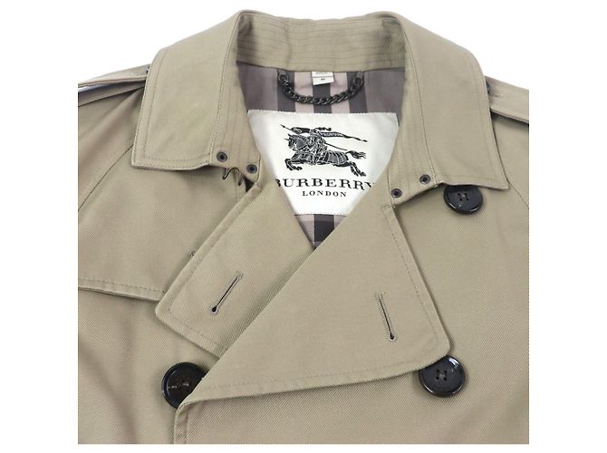 Gabardina Burberry Londres de Poliéster y Algodón Beige - vista 2