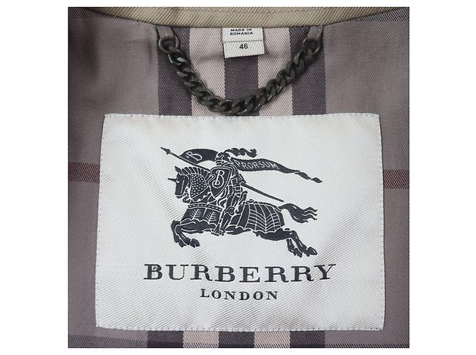 Gabardina Burberry Londres de Poliéster y Algodón Beige - vista 7