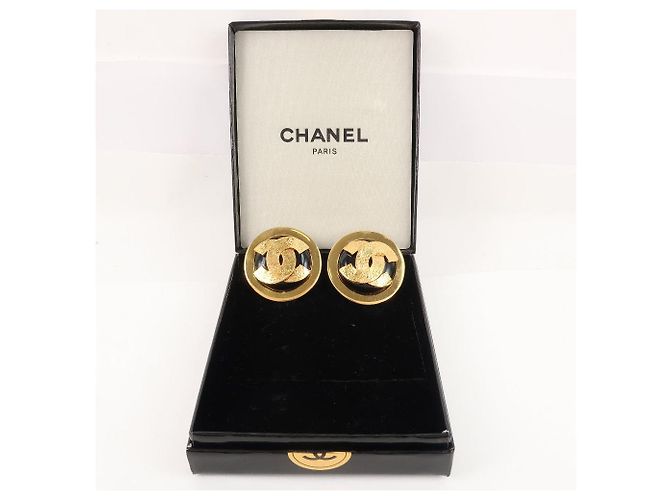 Chanel Coco Mark Ohrringe Schwarz - Ansicht 7