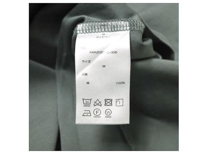 Autre Marque Camiseta de manga larga de algodón Supima Silket A4A Gris - vista 8