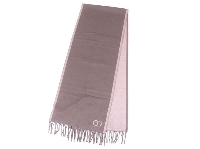 Foulard in seta con ricamo logo CD di Dior Porpora - vista 3