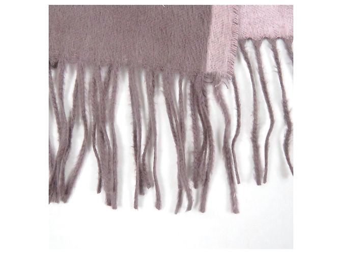 Foulard in seta con ricamo logo CD di Dior Porpora - vista 5