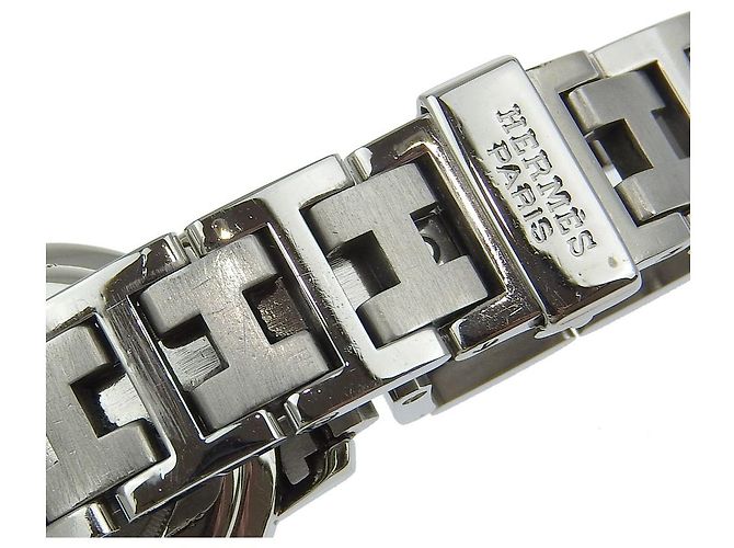 Clipper in acciaio inossidabile Hermès Argento - vista 6
