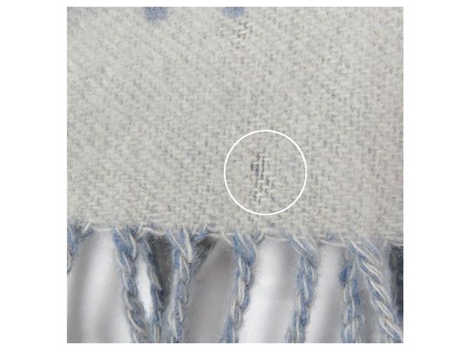 Sciarpa in cashmere Escalp Reykjavik di Louis Vuitton Blu Blu chiaro - vista 9