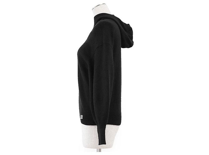 Chanel P71567 Maglieria in Cashmere Nero - vista 13