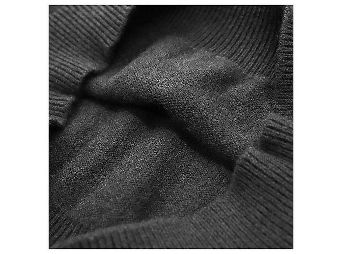 Chanel P71567 Maglieria in Cashmere Nero - vista 7