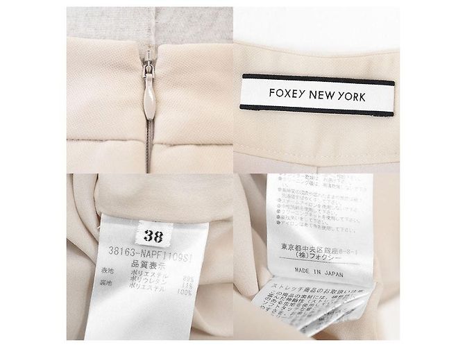 Autre Marque Polyesterweite Hose FOXEY NEW YORK 38163 Beige - Ansicht 9