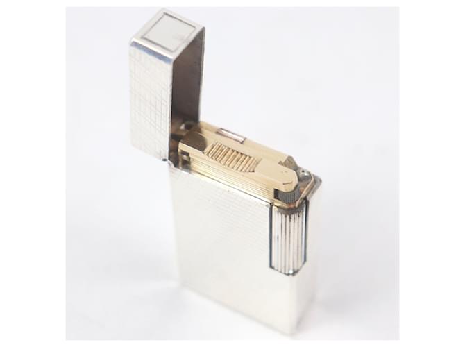 Autre Marque Dupont Line 1 Check Pattern Square Lighter Silvery - view 4