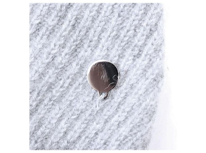 Suéter de cachemira 100% con charm H de Hermès Gris - vista 4