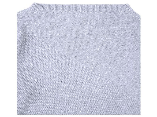Suéter de cachemira 100% con charm H de Hermès Gris - vista 6
