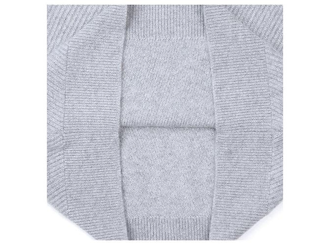 Suéter de cachemira 100% con charm H de Hermès Gris - vista 7