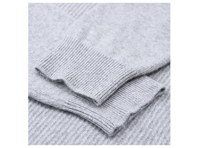 Suéter de cachemira 100% con charm H de Hermès Gris - vista 8