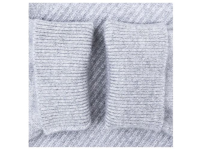 Suéter de cachemira 100% con charm H de Hermès Gris - vista 9