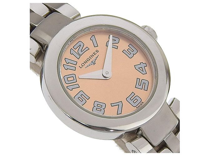 Longines DolceVita Edelstahl-Uhr Silber - Ansicht 3