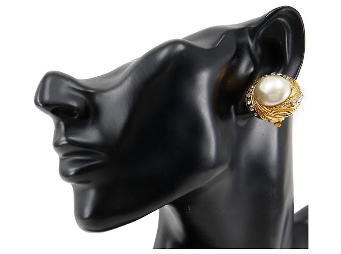 Vintage Ohrringe von Chanel Golden - Ansicht 2