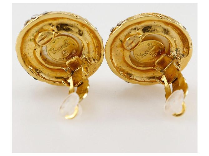 Vintage Ohrringe von Chanel Golden - Ansicht 4
