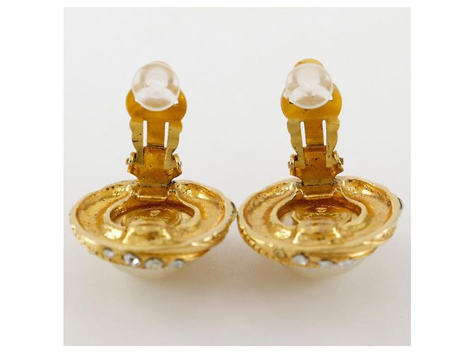 Vintage Ohrringe von Chanel Golden - Ansicht 5