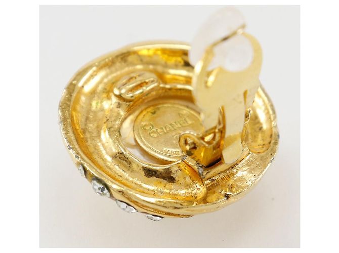 Vintage Ohrringe von Chanel Golden - Ansicht 7