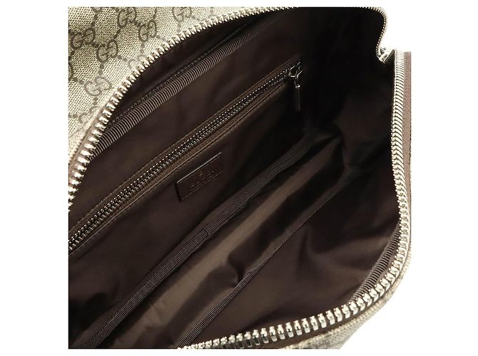 Borsa Messenger GG Supreme di Gucci Rosso Beige Verde - vista 7