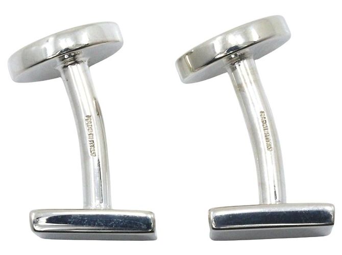 Gemelli Gucci in argento 925 con logo quadrato - vista 2