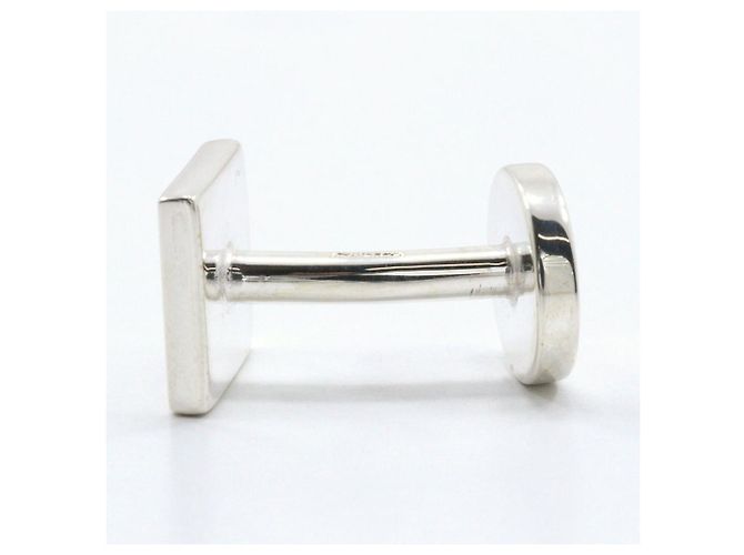 Gemelli Gucci in argento 925 con logo quadrato - vista 3