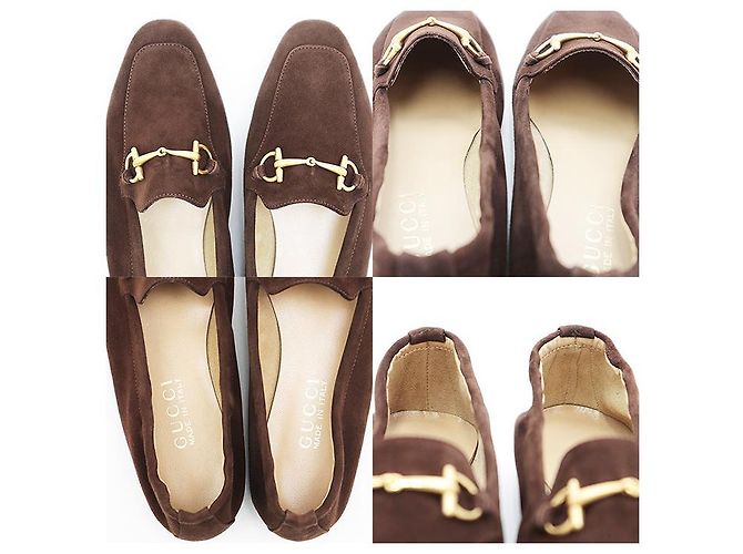 Gucci Bit Lederloafer Braun - Ansicht 4