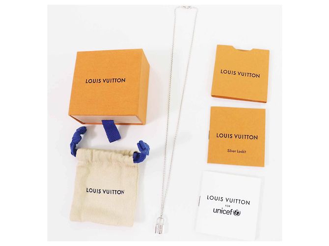 Collana Louis Vuitton Lockit AG925 Argento - vista 2