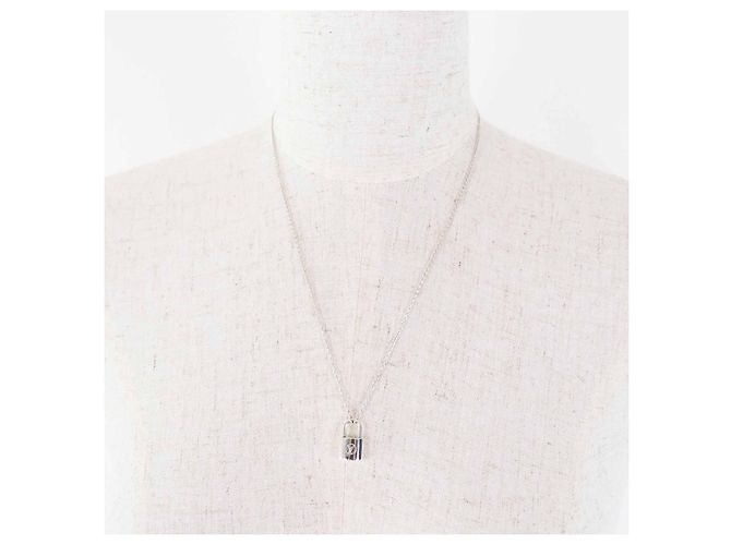 Collana Louis Vuitton Lockit AG925 Argento - vista 3