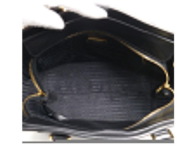 Prada Kalbsleder 2-Wege-Handtasche Schwarz - vista 4